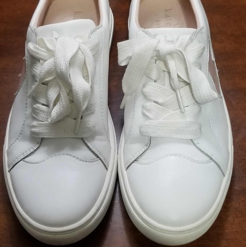 Kate Spade Fez White Women's Sneakers sz.11B  LIKE NEW!!!